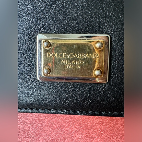 Dolce Gabbana Medium Miss Sicily Dauphine Bag Black Pink with online COA - Picture 5 of 17